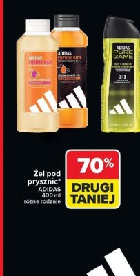 Żel pod prysznic Adidas różne rodzaje promocja w Carrefour