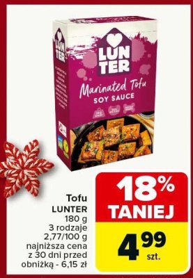 Tofu LUNTER promocja w Carrefour