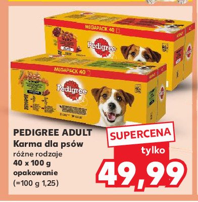 Karma dla psa adult wołowina Pedigree promocja