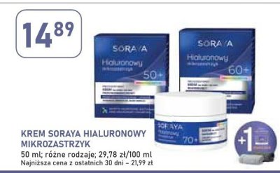 Krem Hialuronowy mikrozastrzyk 50+/60+ promocja w Stokrotka