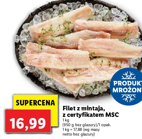 Mintaj filet promocja w Selgros