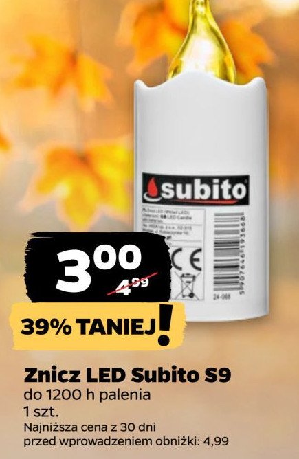 Znicz led s9 Subito promocja w Netto