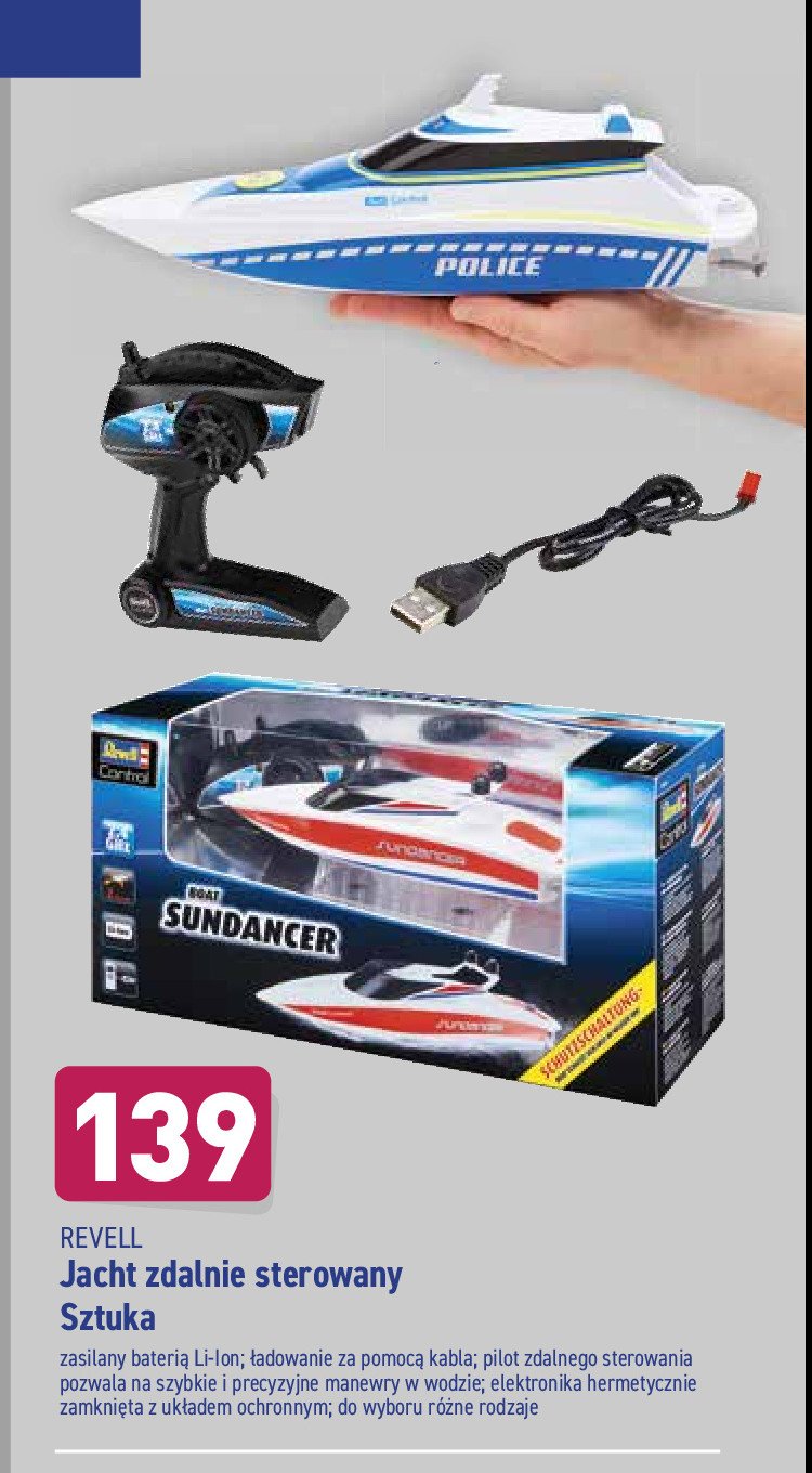 Jacht zdalnie sterowany promocja