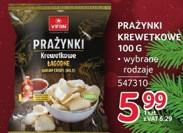 Prażynki krewetkowe Vifon 100 g wybrane rodzaje promocja w Selgros