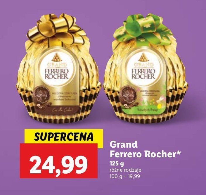 Bombonierka grand Ferrero rocher promocja