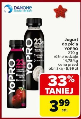 Jogurt do picia YOPRO DANONE promocja w Carrefour Market