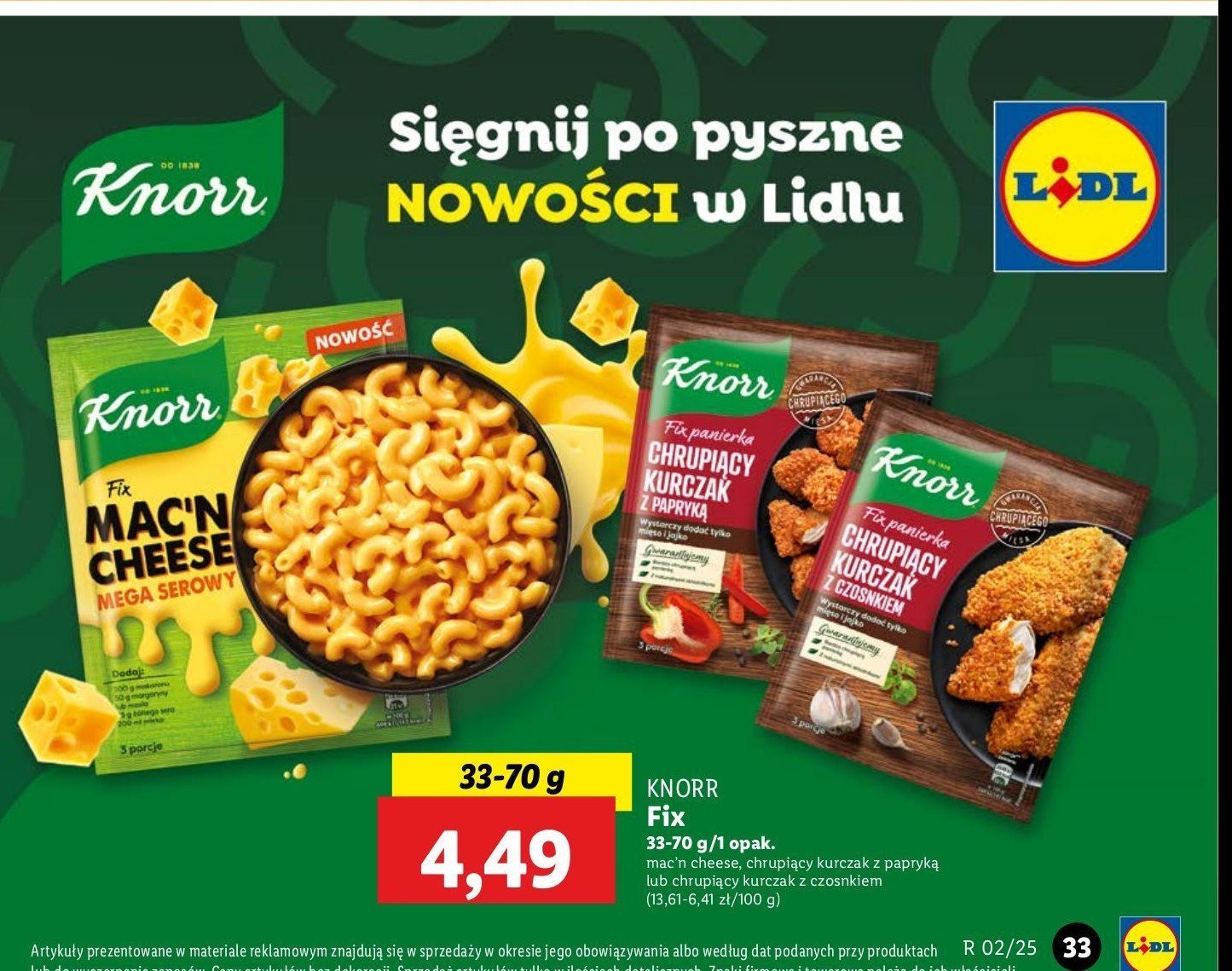 Chrupiący kurczak z czosnkiem Knorr fix promocja