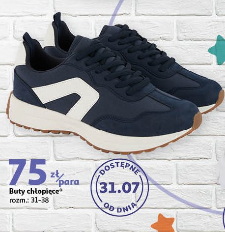 Buty chłopięce 31-38 Auchan inextenso promocja