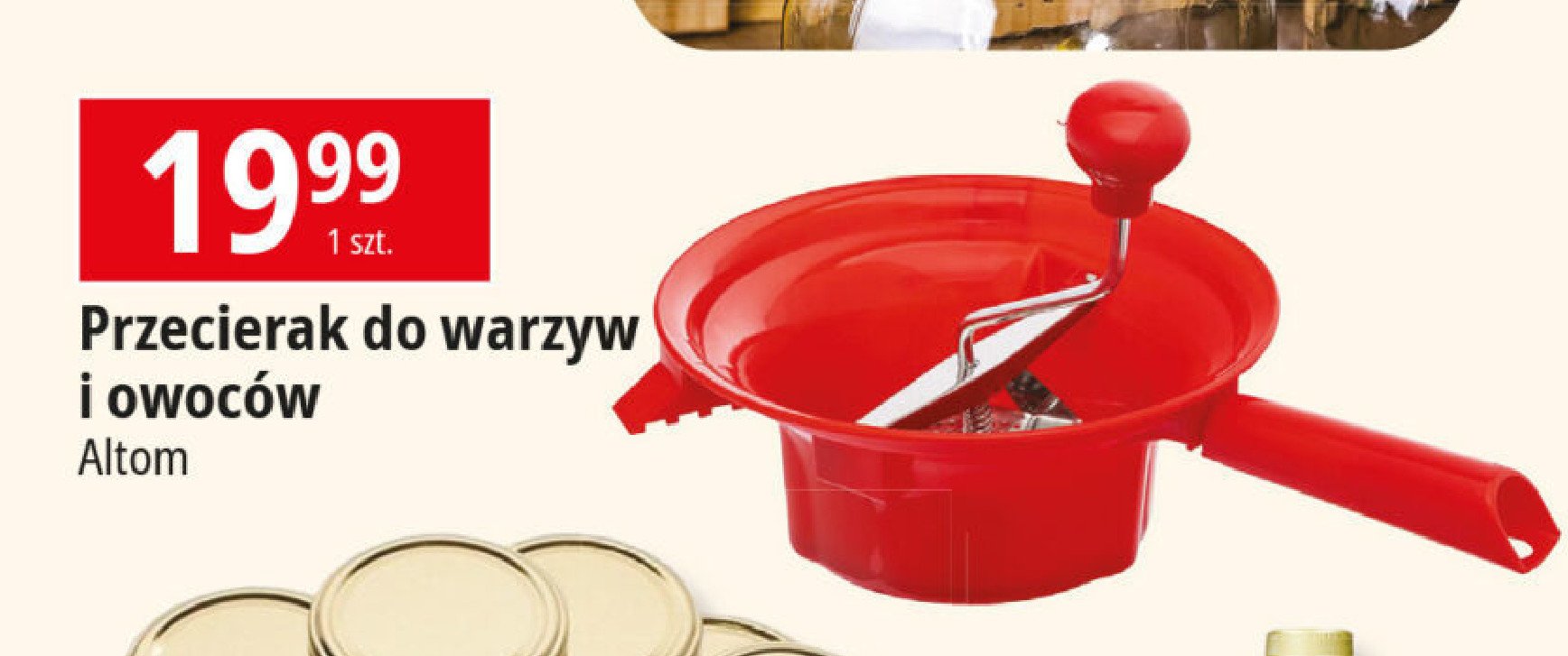 Przecierak do warzyw i owoców Altom promocja