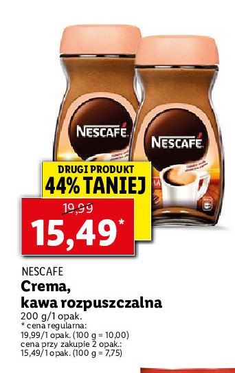 Kawa Nescafe gold crema promocja
