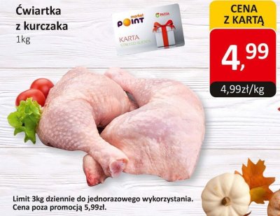 Ćwiartka z kurczaka promocja w Market Point