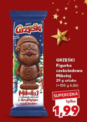 Figurka czekoladowa Mikołaj  promocja w Kaufland