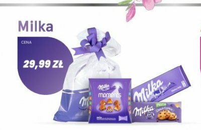 Zestaw: choco cookie, czekolada mleczna, milka moments Milka promocja