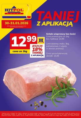 Schab wieprzowy bez kości promocja w Hitpol
