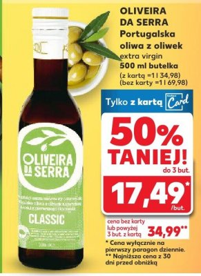 Portugalska oliwa z oliwek extra virgin promocja w Kaufland