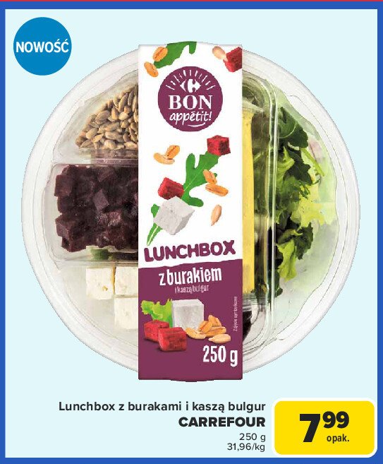 Lunchbox z burakiem Carrefour bon appetit! promocja