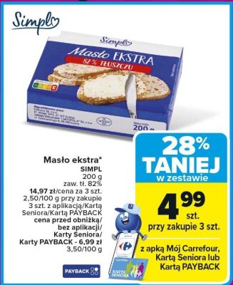 Masło promocja w Carrefour Market