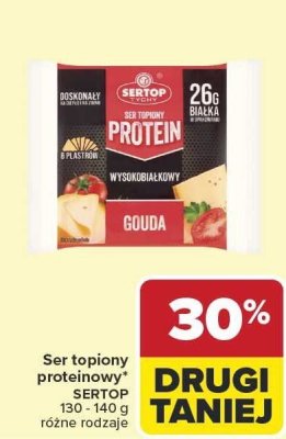 Ser topiony proteinowy Sertop Gouda wysokobiałkowy promocja w Carrefour