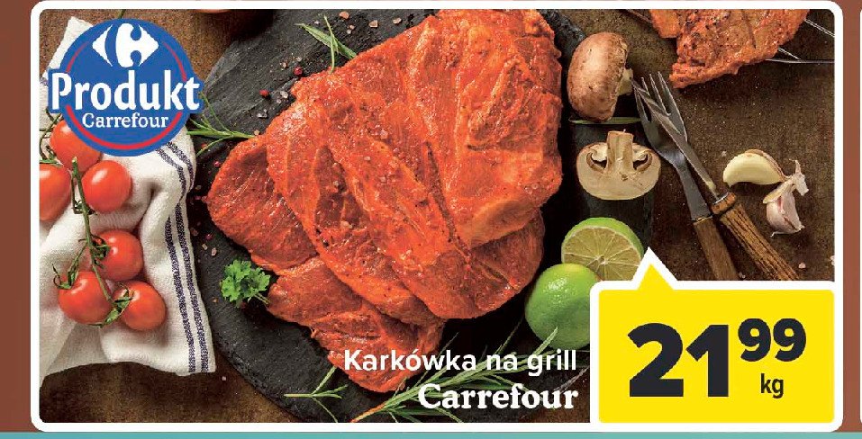 Karkówka w marynacie Carrefour promocje