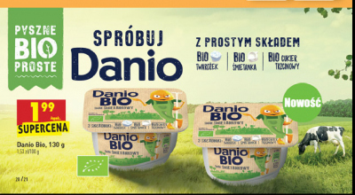 Serek 艣mietankowy bio Danone danio promocja