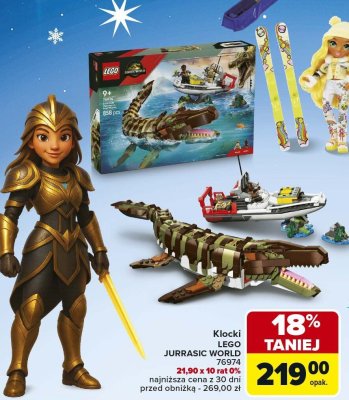 Klocki LEGO JURRASIC WORLD 76974 promocja w Carrefour