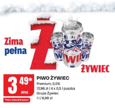 Piwo Żywiec promocja w Chorten