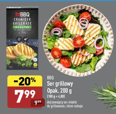 Ser grillowy w marynacie ziołowej Bbq promocja