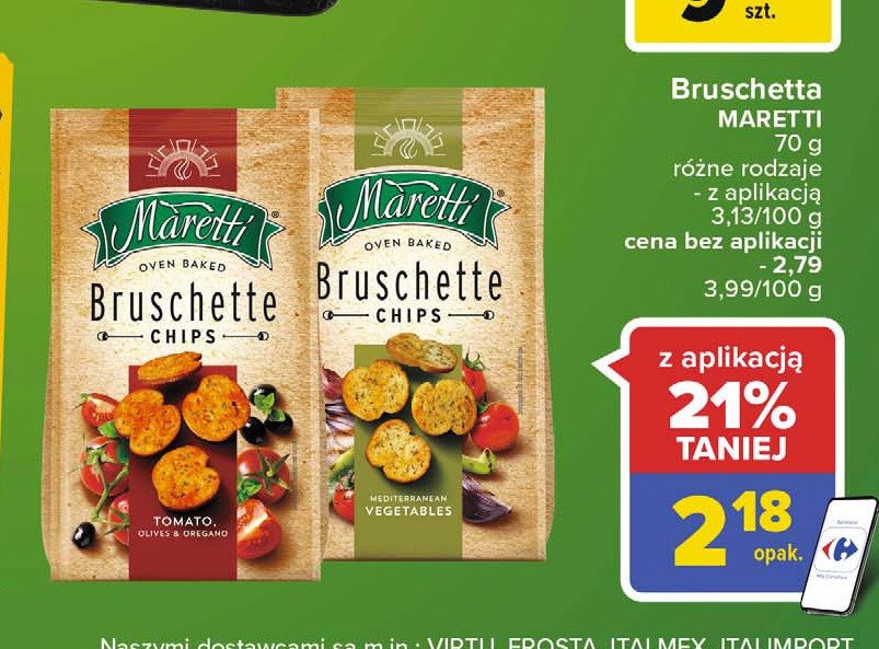 Bruszetta mix warzyw Maretti bruschette promocje