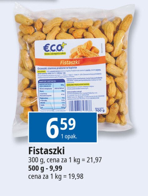 Fistaszki Eco+ promocja