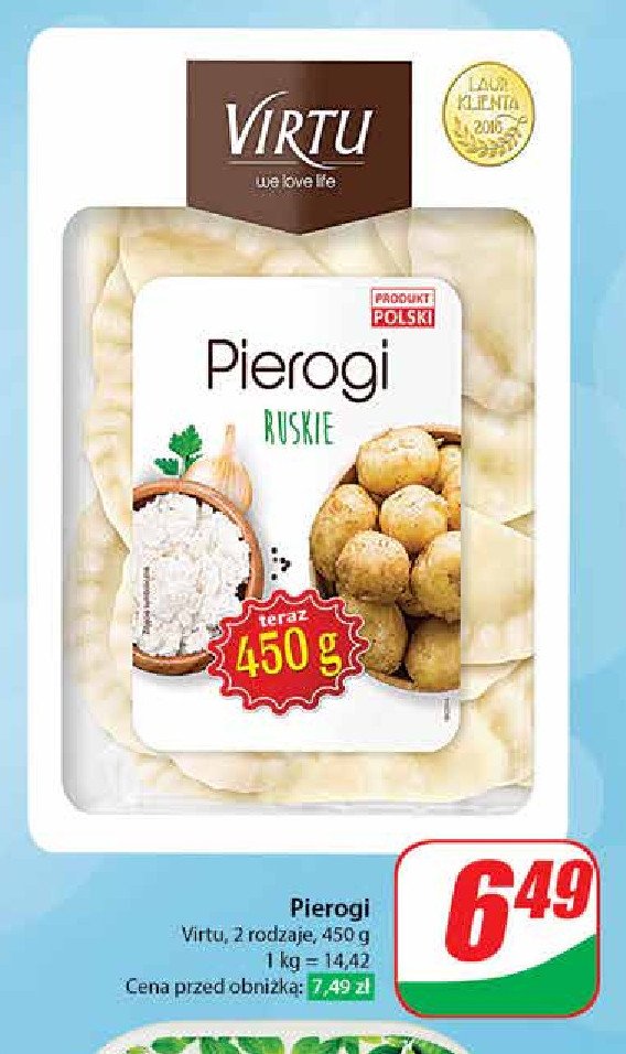 Pierogi ruskie Virtu promocja