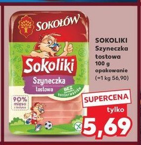 Szyneczka tostowa z indyka Sokołów sokoliki promocja w Kaufland