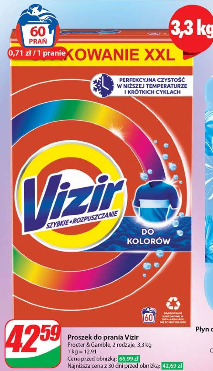 Proszek do prania do kolor贸w Vizir promocja