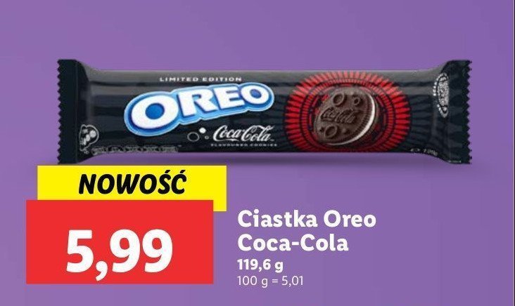 Ciastka coca-cola Oreo promocja