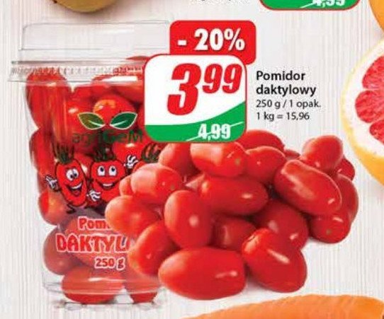 Pomidor daktylowy promocja
