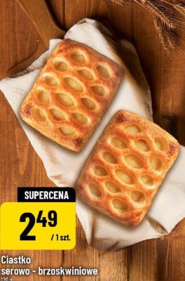 Ciastko serowo-brzoskwiniowe promocja w POLOmarket