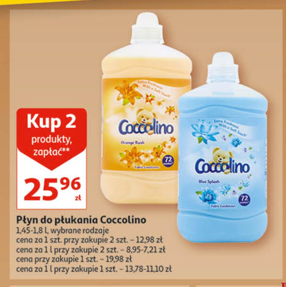 P艂yn do p艂ukania orange rush Coccolino promocja