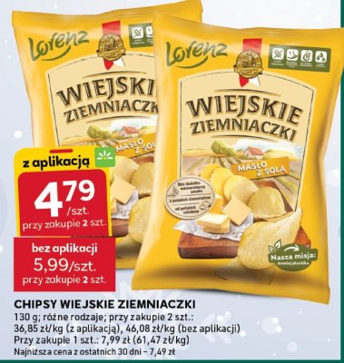 Chipsy wiejskie ziemniaczki promocja w Stokrotka