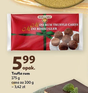 Trufle rumowe Dan cake promocja