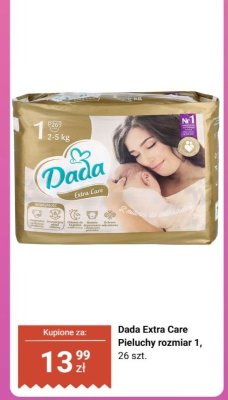 Pieluchy Extra Care rozmiar 1 promocja w Biedronka