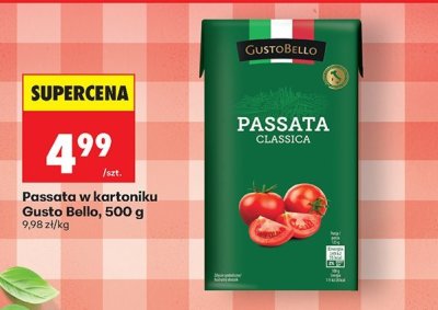 Passata w kartoniku, 500 g promocja w Biedronka