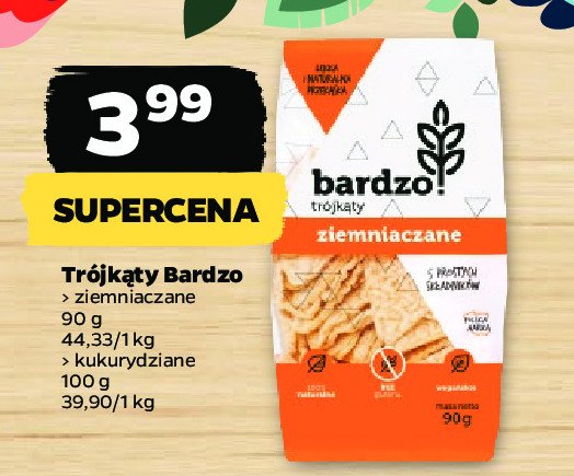 Trójkąty ziemniaczane Bardzo! promocja