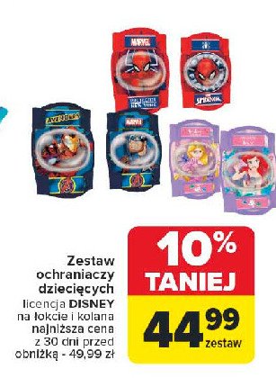 Zestaw ochraniaczy na kolana disney promocja w Carrefour