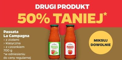 Passata z czosnkiem promocja w Netto