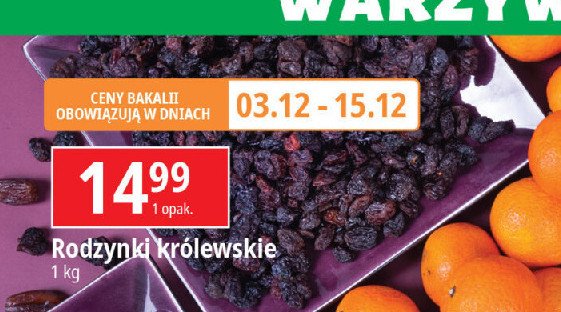 Rodzynki królewskie promocja