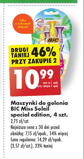 Maszynka do golenia beauty kit Bic miss soleil promocja