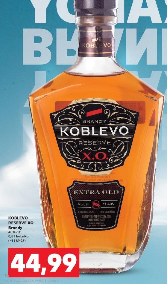 Brandy Koblevo x.o. promocja w Kaufland