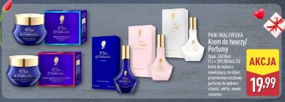 Krem do twarzy/Perfumy white promocja w Aldi