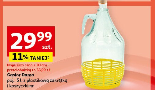 Gąsior dama z zakrętką 5 l promocja