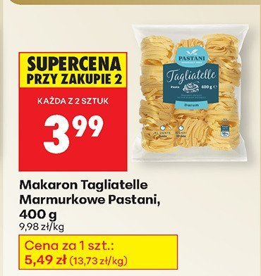 Makaron Tagliatelle Marmurkowe 400 g promocja w Biedronka