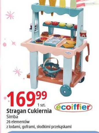 Stragan lodziarnia ECOIFFIER promocja